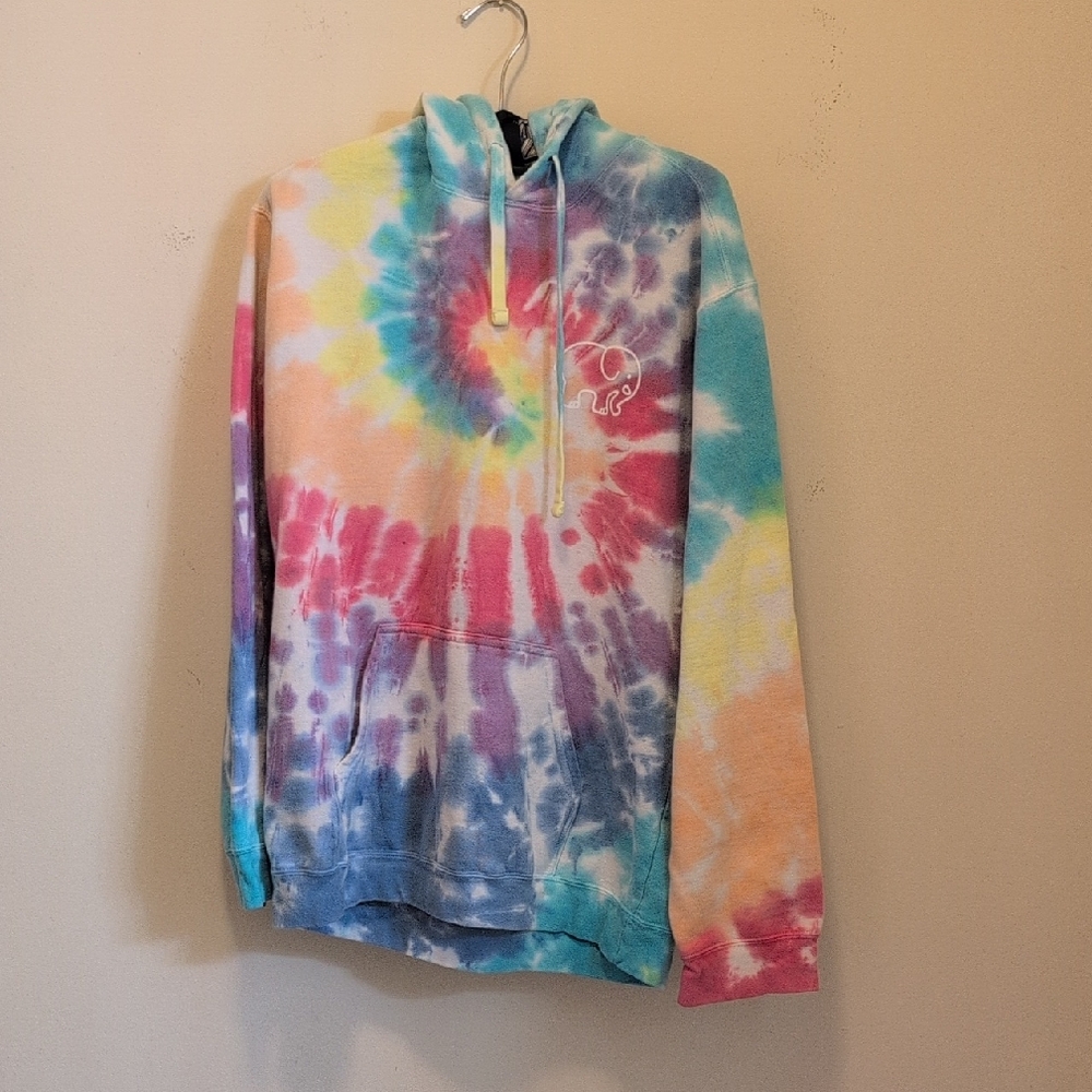 Ivory Ella Colorful Tie-Dye Hoodie